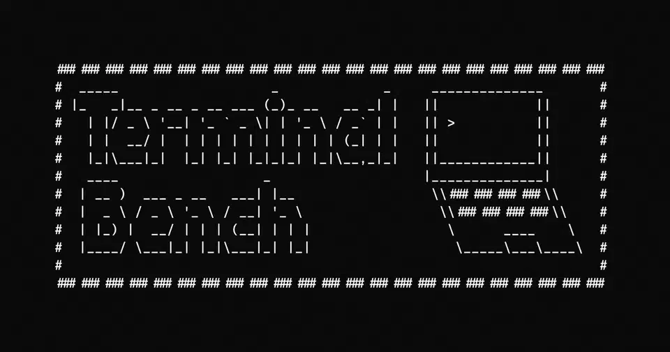 Terminal-Bench ASCII art logo on dark background