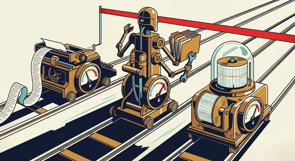 Best AI coding tools 2026 compared on free tiers: autocomplete, agentic editors, and notebooks. Which ones finish a real task before credits run out. Three racing machines on parallel tracks heading for a finish line, each with a fuel gauge showing a different level
