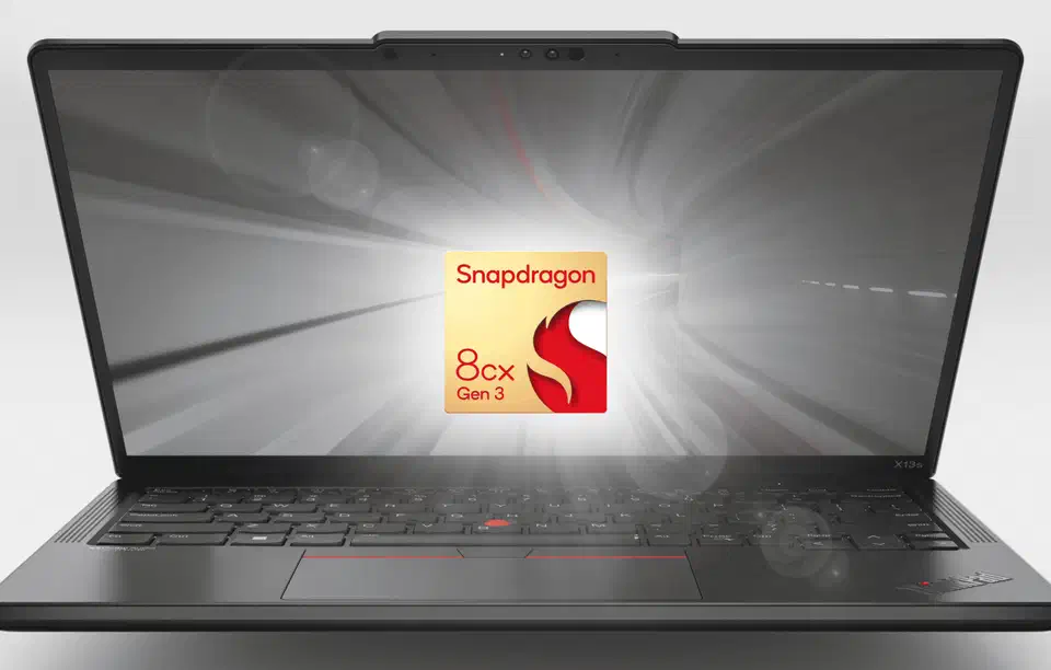 Lenovo ThinkPad X13s powered by Qualcomm Snapdragon, the first-generation predecessor to the X13s Gen 2