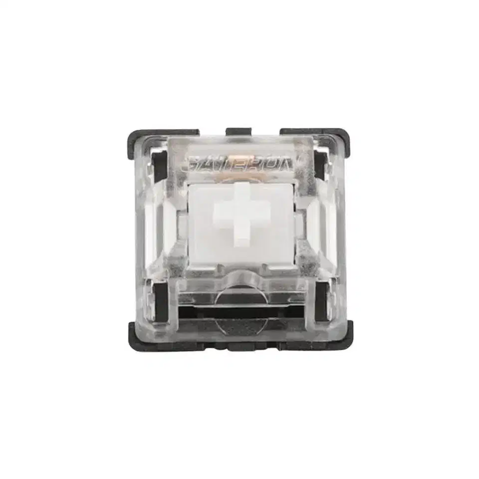 Gateron Clear linear switch - 35g actuation with standard MX footprint
