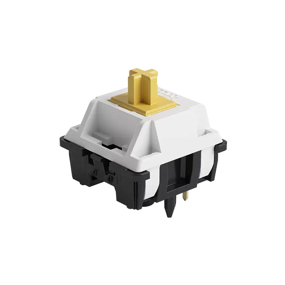 Akko Penguin Silent tactile switch with grey housing and white stem