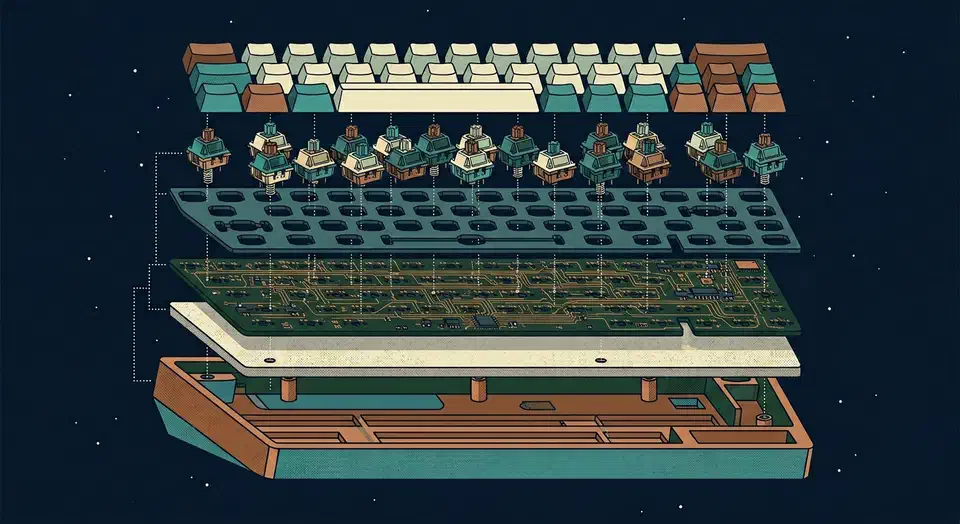 Custom mechanical keyboards: layout, switches, stabilizers, build