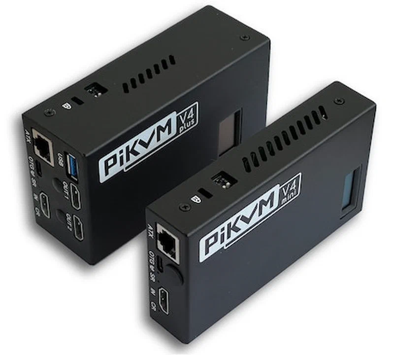 PiKVM V4 Plus in its compact aluminum enclosure