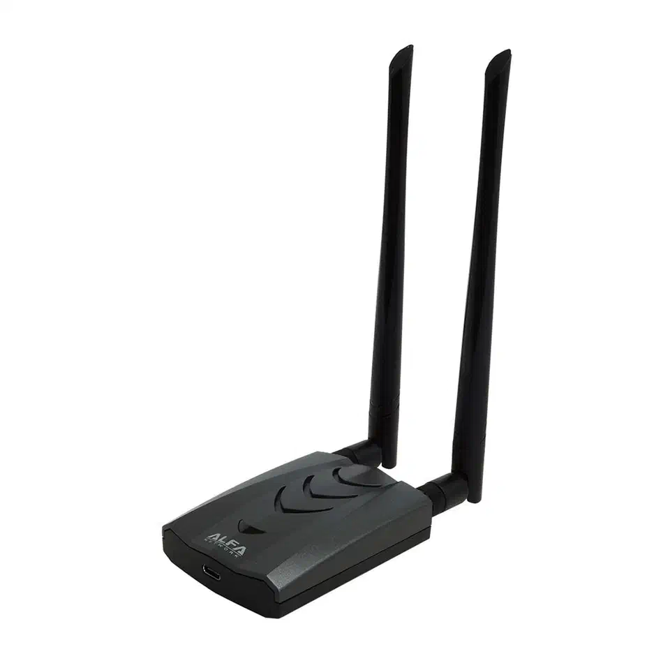 Alfa AWUS036ACH dual-band wireless USB adapter with detachable antennas