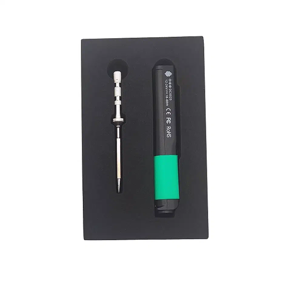 Pinecil V2 smart soldering iron with USB-C connector and compact form factor