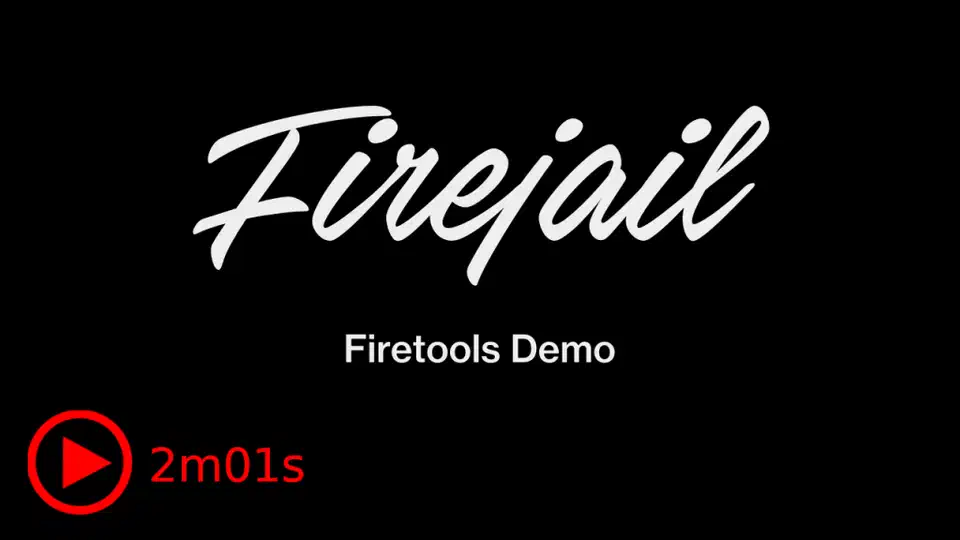 Firetools graphical interface for managing Firejail sandboxes