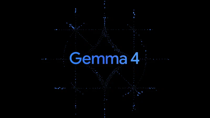 Gemma 4 official announcement graphic showing the model family
