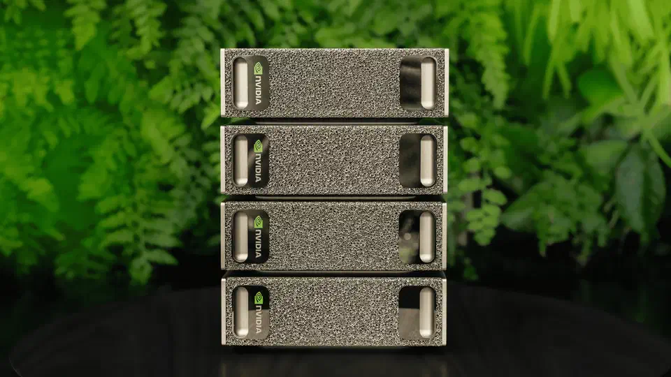 NVIDIA DGX Spark compact personal AI supercomputer on a desk