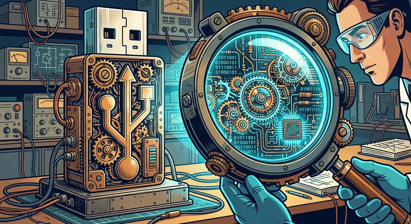 Unknown USB devices can be controlled from Linux using packet capture and a small Python script. This guide covers loading usbmon, analyzing control transfers in Wireshark, and writing a pyusb driver from captured traffic - demonstrated with a full RGB keyboard example. Reverse Engineer USB Devices with Wireshark and Python