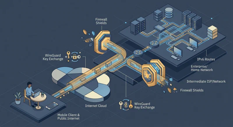 WireGuard's minimal codebase and modern cryptography make it the fastest path to a self-hosted VPN. Complete setup guide covering key generation, server and client configuration, firewall rules, and multi-device connectivity on Linux. Setup a Private WireGuard VPN for Secure Remote Access