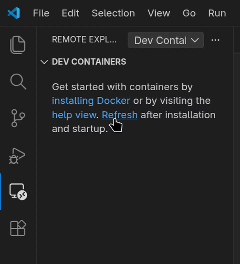 VS Code running transparently inside a Distrobox container on the host desktop