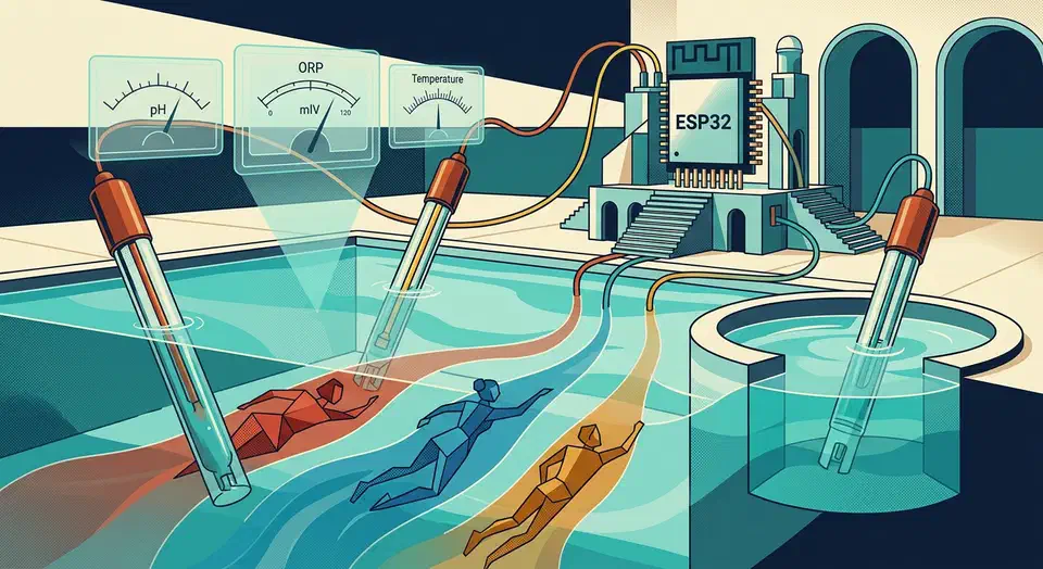 Automate your pool or hot tub with Home Assistant and ESPHome sensors
