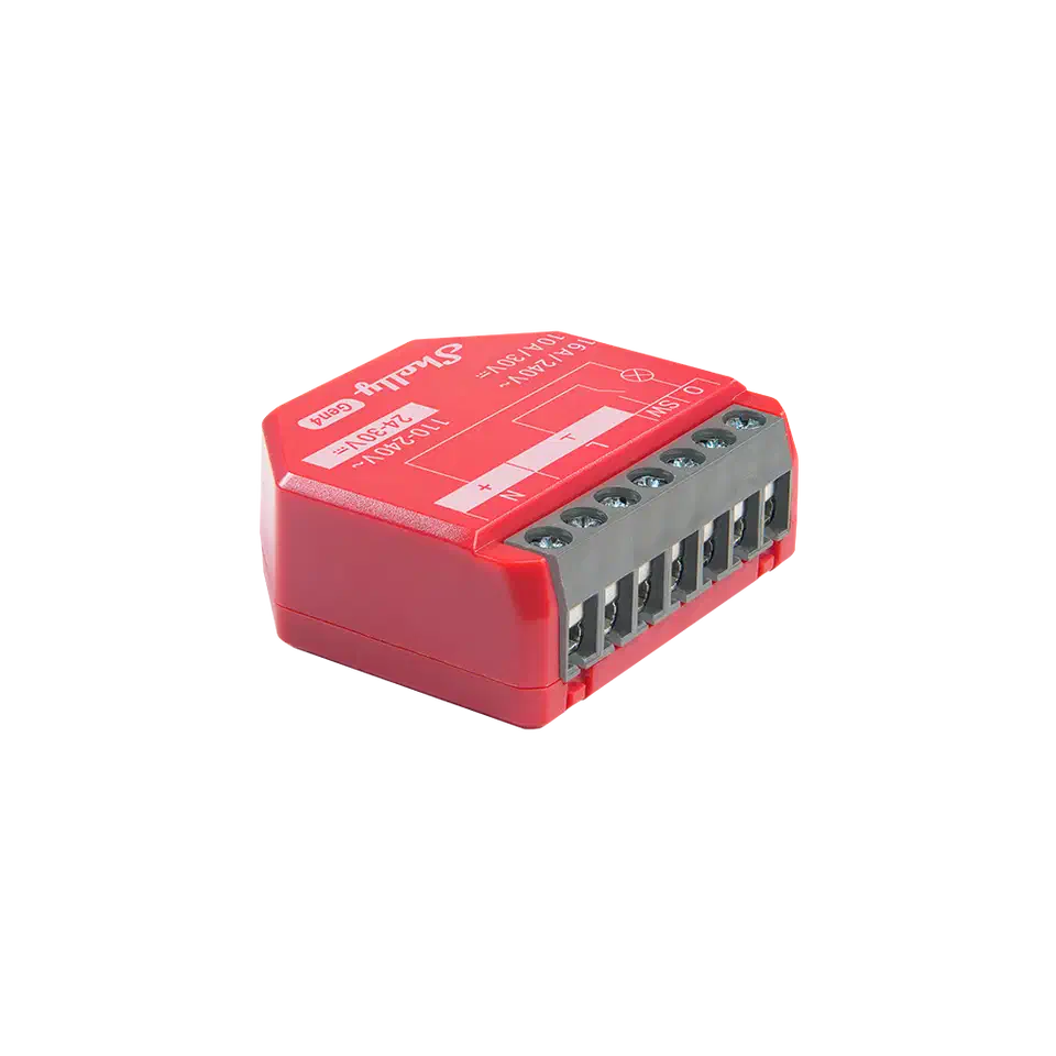 Shelly 1PM Gen4 compact smart switch with integrated power monitoring