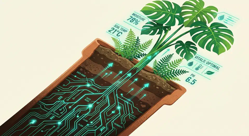 Monitor multiple plants with cheap ESP32 sensors and ESPHome. Track soil moisture, light, and temperature; automate watering reminders and dashboards. Plant monitor system ESP32: under $10 per plant
