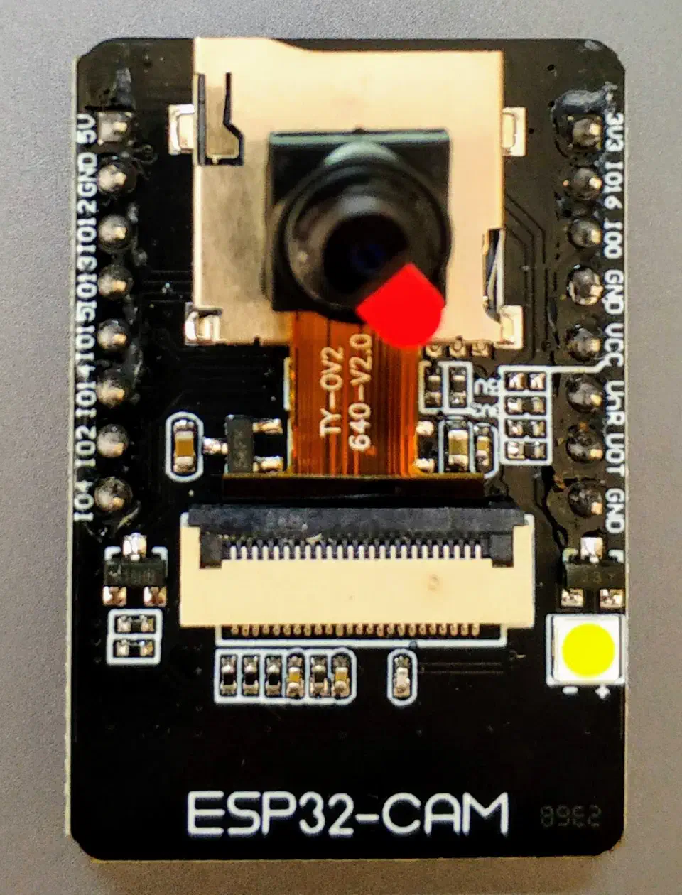 AI-Thinker ESP32-CAM development board with OV2640 camera module