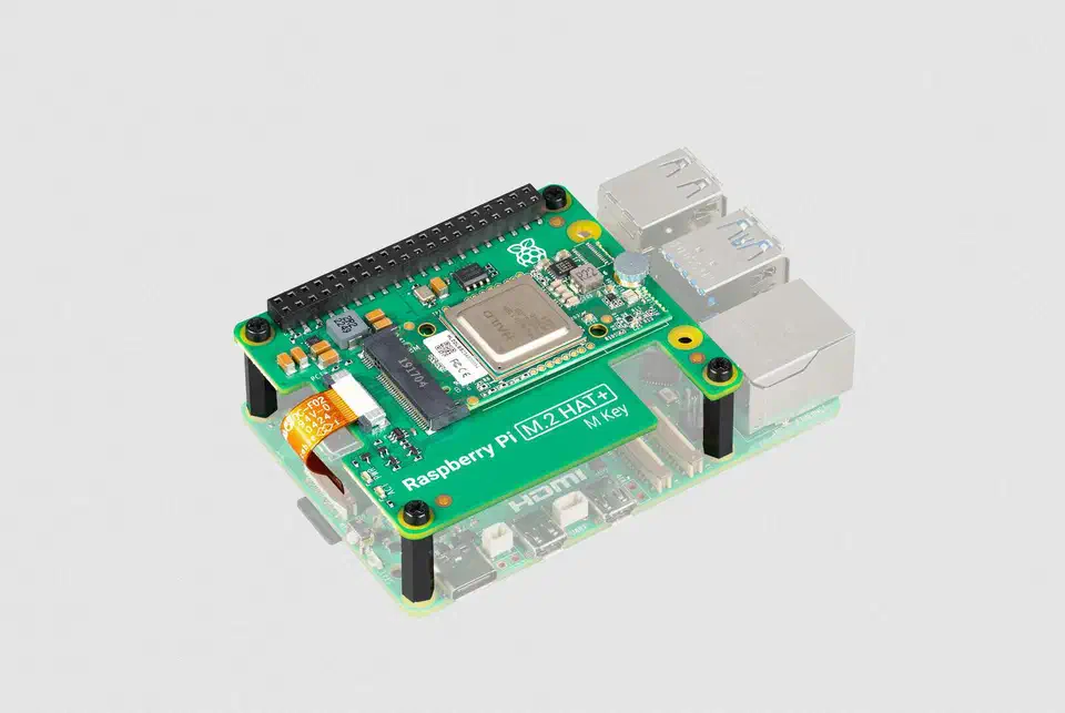 Raspberry Pi 5 with Hailo AI Kit installed