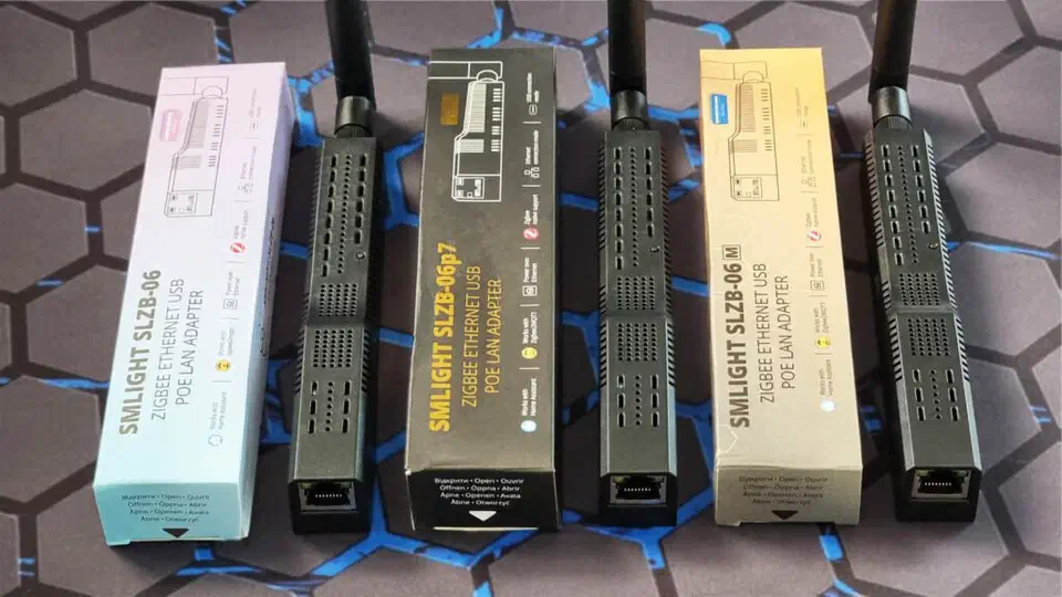 SMLIGHT SLZB-06 Zigbee and Thread coordinator hardware in different form factors
