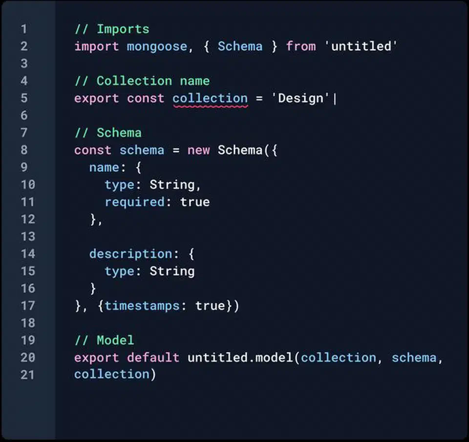 ESLint running in VS Code showing error underlining in the editor